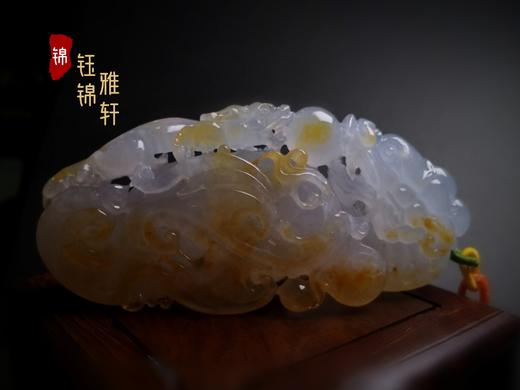 黄翡龙凤如意手玩件 商品图3