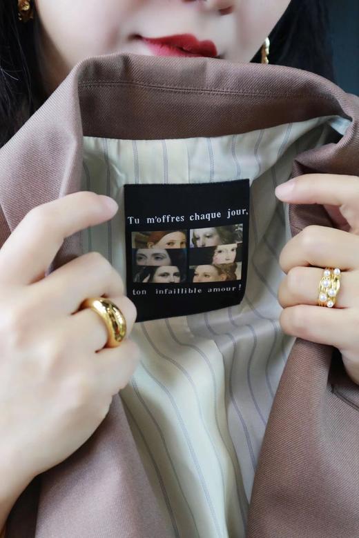 [江疏影同款]Miss Sixty20冬新款英国国家美术馆联名系列西装女604WJ2690000 商品图1