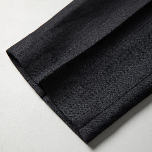 罗蒙秋冬款休闲裤男士纯色百搭商务通勤抗皱免烫男长裤 商品图7