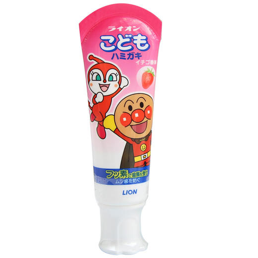 【海外直邮】LION/狮王 面包超人可吞咽儿童牙膏 40g 商品图0