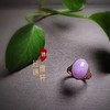 18k紫罗兰色翡翠戒指 商品缩略图9