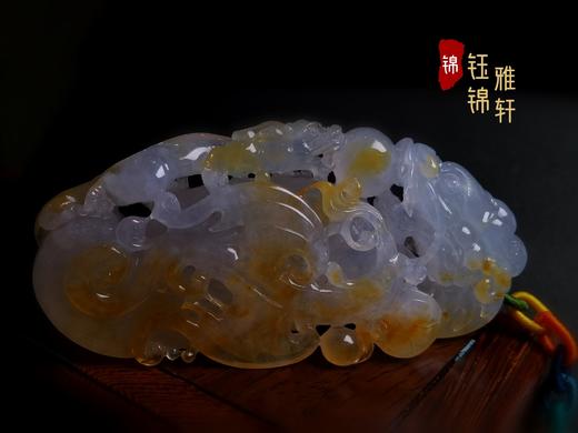 黄翡龙凤如意手玩件 商品图5