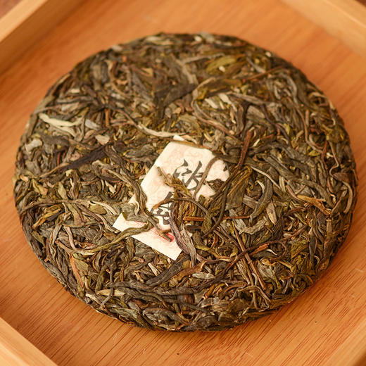 百里遥茶叶 普洱茶生茶饼 2020谷花 勐库冰岛地界古树七子饼 200克/饼