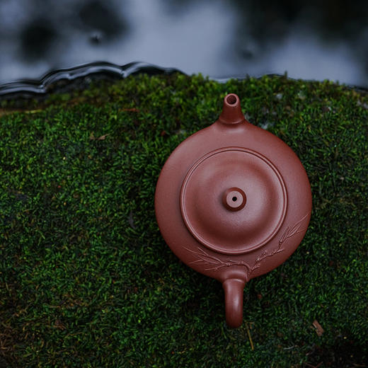 龙德堂陶艺 吴水勤制 《秀竹》 240cc 原矿底槽清 库存请咨询客服 商品图2