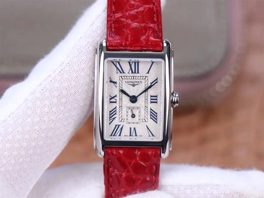 8848F浪qin戴卓维纳系列，尺寸20.8mmX32mm，️机芯采用的是L178.2，️红色鳄鱼表带，女士腕表，皮表带，石英机芯，密底 商品图0
