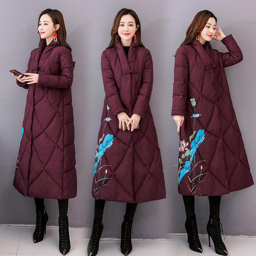 WZNH-MY1871时尚潮流气质纯色棉衣 商品图2