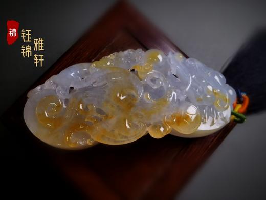 黄翡龙凤如意手玩件 商品图0
