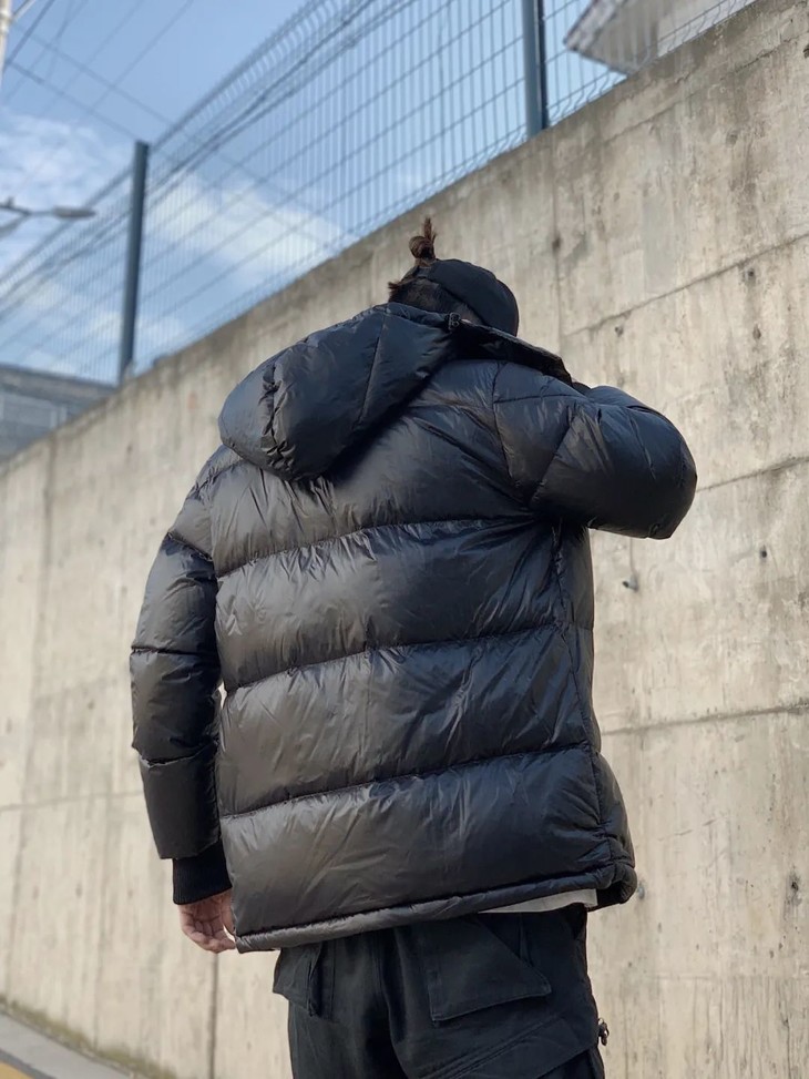 monlergenius藤原浩闪电徽标羽绒服情侣款