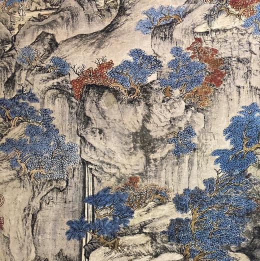 【定制书画】（元）王蒙《葛稚川移居图》纸本 立轴 馆藏书画精仿复制艺术品（付款后28天内发货） 商品图7