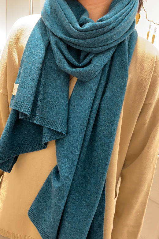 COSY | 意大利纯羊绒针织围巾 [ 7色可选] 商品图5