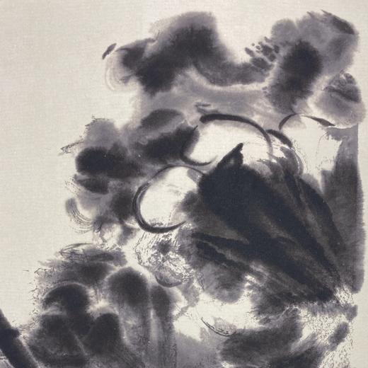 【定制书画】（清）朱耷《荷石水鸟图》纸本 立轴 馆藏书画高仿复制艺术品（付款后28天内发货） 商品图4