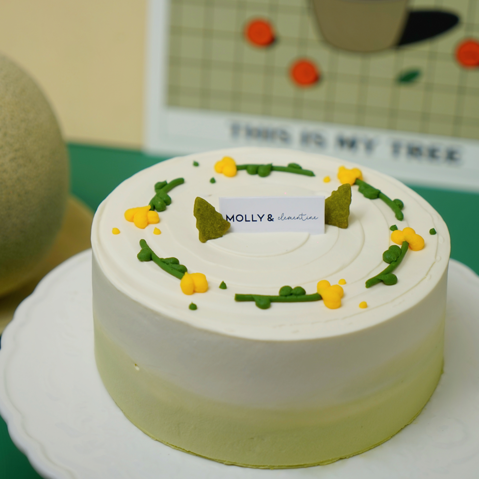 小确幸·日本柚子蜜瓜奶油蛋糕