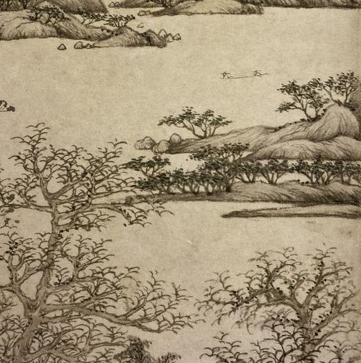 【定制书画】（元）王蒙《西郊草堂图》纸本 立轴 馆藏书画高仿复制艺术品（付款后28天内发货） 商品图2