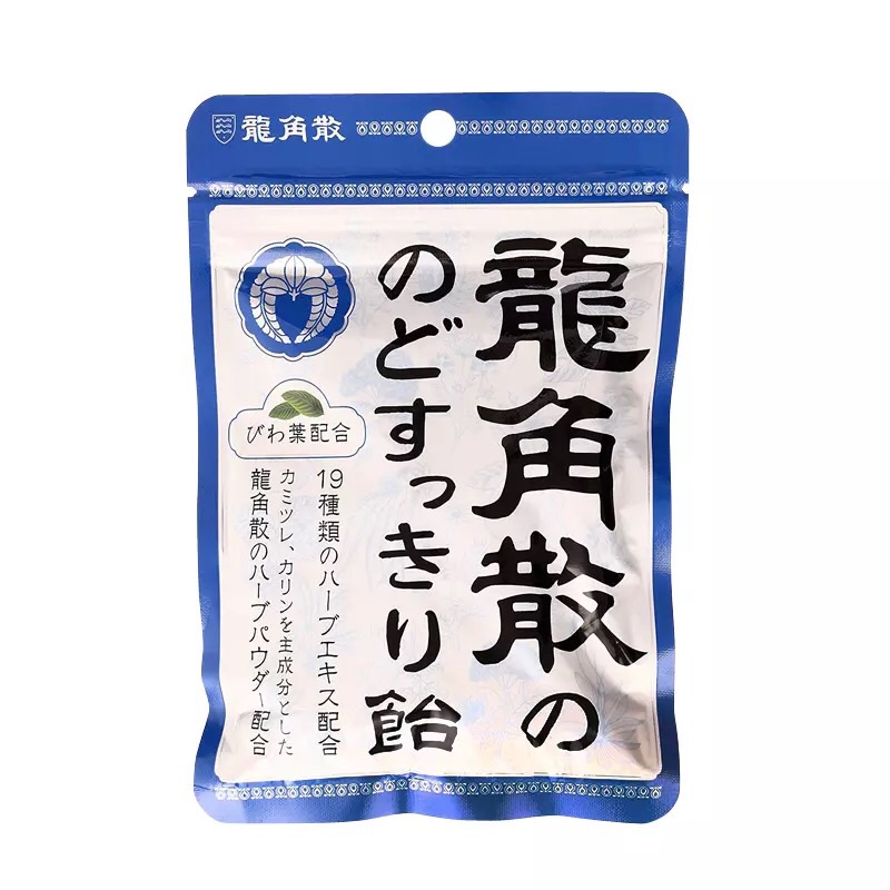 日本 龙角散润喉糖100g甘草味