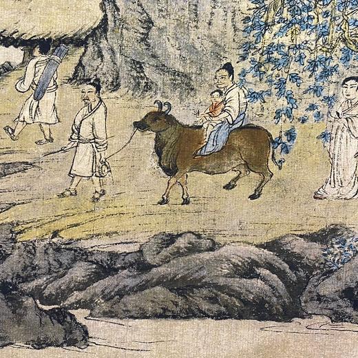 【定制书画】（元）王蒙《葛稚川移居图》纸本 立轴 馆藏书画精仿复制艺术品（付款后28天内发货） 商品图8