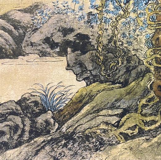 【定制书画】（元）王蒙《葛稚川移居图》纸本 立轴 馆藏书画精仿复制艺术品（付款后28天内发货） 商品图6