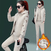 SP-CM662962冬季新款时尚休闲加绒加厚运动套装三件套 商品缩略图1