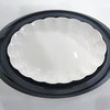 美善品料理机TM5TM6小美专用椭圆形陶瓷骨瓷蒸鱼盘碟子蓝丽隆 商品缩略图0