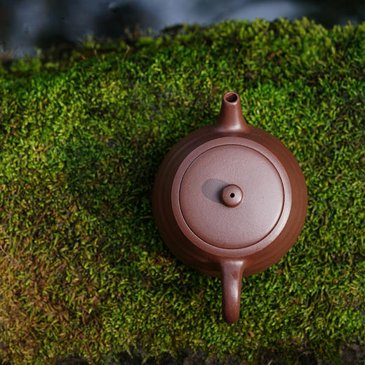 龙德堂陶艺 汤宣武制《濯月》原矿紫泥 270cc 库存咨询客服 商品图1