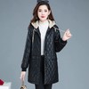 YWE-KED-BD097-1新款时尚气质休闲连帽中长款羽绒棉皮衣外套 商品缩略图3