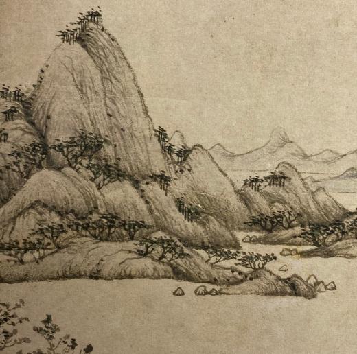 【定制书画】（元）王蒙《西郊草堂图》纸本 立轴 馆藏书画高仿复制艺术品（付款后28天内发货） 商品图3