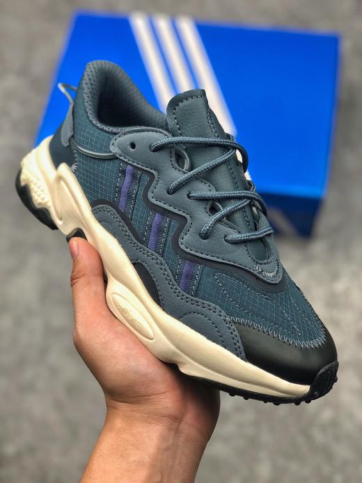 真标半码制#阿迪达斯Adidas Originals Ozweego 简版椰子  2019官方同步上架  货号：FV9655 三叶草3M反光复古 水管老爹鞋 实体独立订单 商品图0