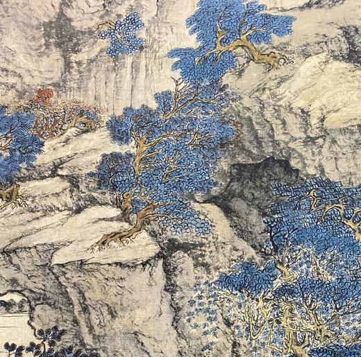 【定制书画】（元）王蒙《葛稚川移居图》纸本 立轴 馆藏书画精仿复制艺术品（付款后28天内发货） 商品图4