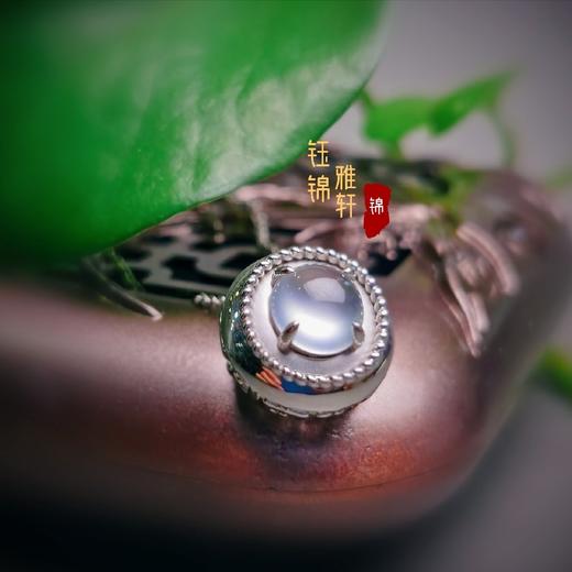 18k翡翠玻璃种“凝”锁骨链坠 商品图3