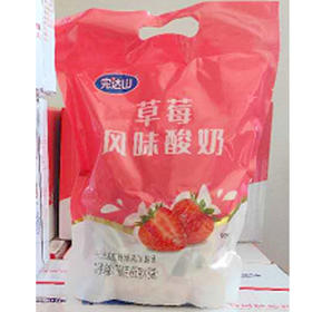 【8.9元/包】完达山草莓味/黄桃味酸奶（95g*8袋）（0402120）
