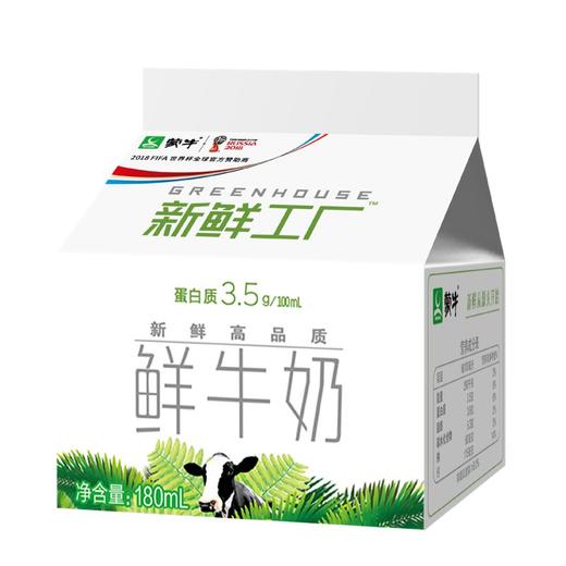 保质期至12.15，蒙牛新鲜工厂180ml鲜牛奶，保质期7天 商品图1