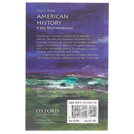 【中商原版】American History: A Very Short Introduction 英文原版 牛津通识系列：美国历史 Paul S. Boyer 商品图1