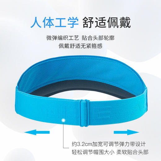 奥尼捷新款户外跑步儿童空顶帽防晒男女遮阳帽太阳帽鸭舌帽 商品图2