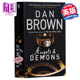 预售 【中商原版】天使与魔鬼 英文原版 豆瓣高分 Angels And Demons Dan Brown