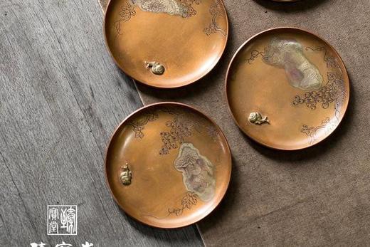 臻宝堂凤露玉珠茶托 商品图0