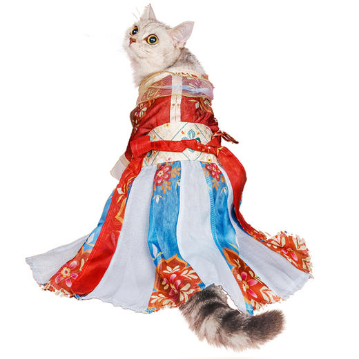 一拾吾猫咪汉服 飞天华彩舞衣