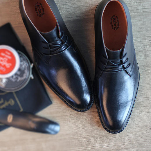 高级内缝工艺绅士特工型楚卡(Chukka)靴 商品图3
