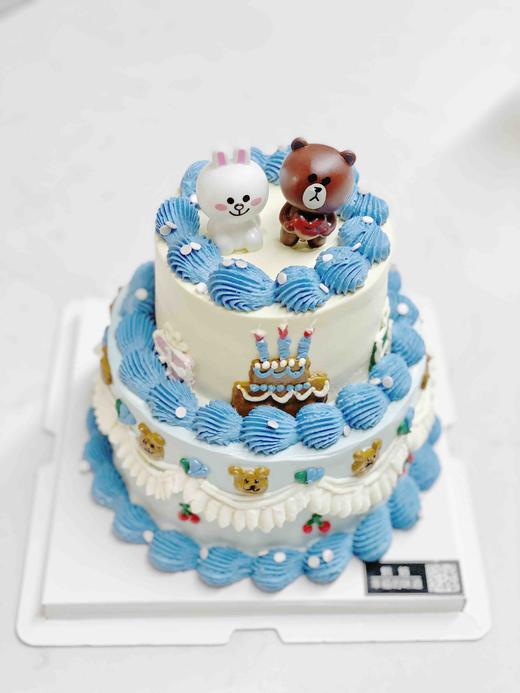 复古手绘小双层蛋糕 商品图5