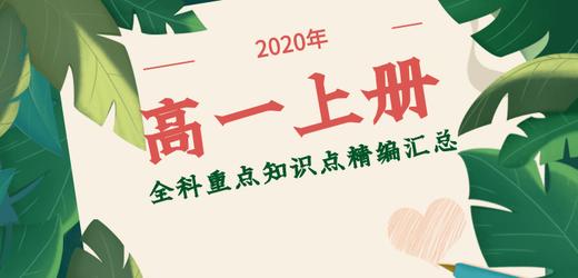 2020年高一化学上册重点知识点精编 商品图0