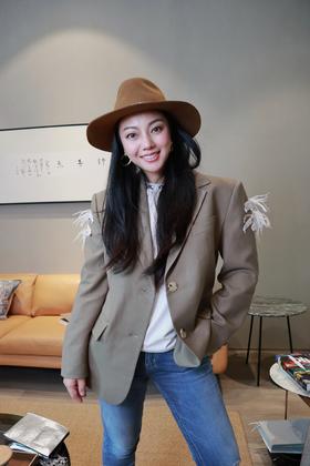 Miss Sixty2020冬季新款天使系列重工翅膀西装外套女604WJ5440000