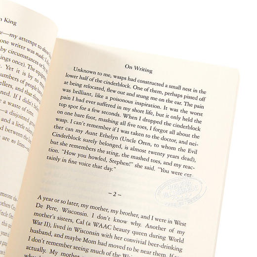 【中商原版】写作这回事 史蒂芬·金 英文原版 On Writing A Memoir of the Craft 商品图3