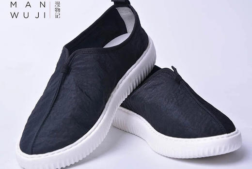 漫物记男鞋中式雨伞布鞋透气防滑 商品图0