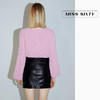 Miss Sixty2020秋季新款字母修身短款毛织套头衫603RJ3000000 商品缩略图3