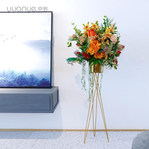 （9款可选）仿真花开业花篮（单个价格） 商品图1