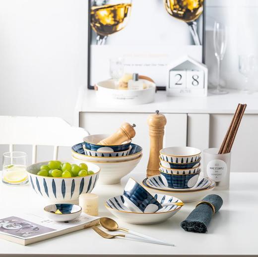 【家居日用】日式 家用 碗碟 陶瓷餐具 个性创意 碗碟 饭碗拉面碗 盘子 碗套装 商品图3