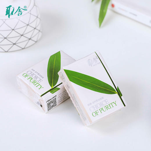 取舍 本色纸巾 婴儿纸巾抽手帕纸不漂白竹纤维环保竹浆卫生纸 便携式面巾纸餐巾纸 手帕纸4层8张*60包（轻便量足） 商品图4