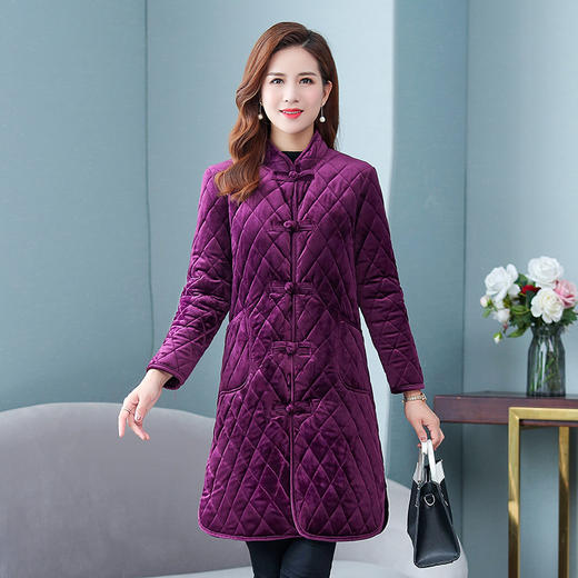 景汐依阁&9006民族风简约夹棉棉衣