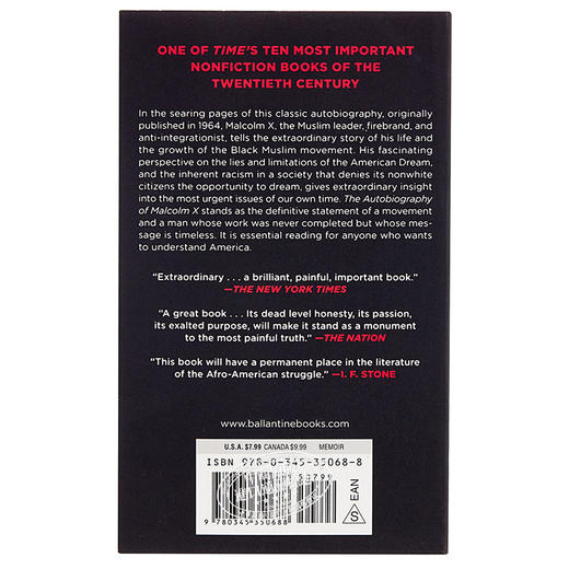 【中商原版】马尔科姆·X自传 英文原版 The Autobiography Of Malcolm X 商品图2