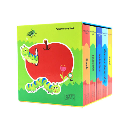 点读版popcornpopupbook3d爆米花拉拉书5本套一套