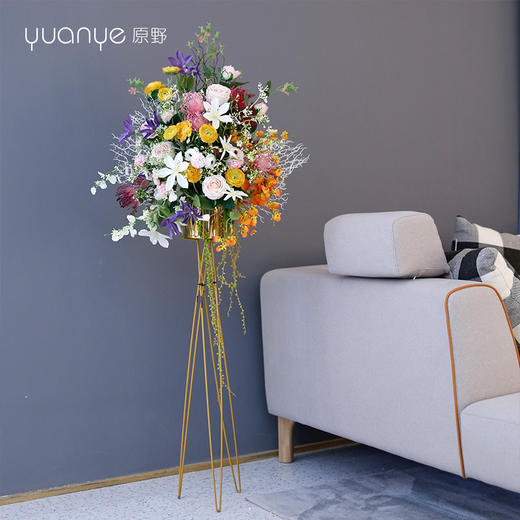 （9款可选）仿真花开业花篮（单个价格） 商品图7