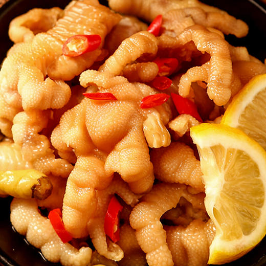 网红即食 手工脱骨酸辣无骨凤爪 1kg/罐开袋即食 商品图1